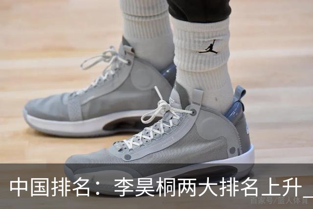 中国排名：李昊桐两大排名上升 佘梓瀚升幅巨大